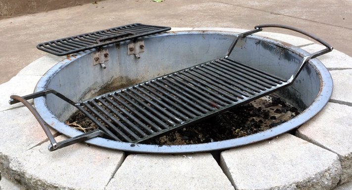 Fire pit grill: BradGreenwoodDesigns.com